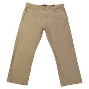 Dockers Coupe Droite Straight Leg Mid Rise Khaki Jeans Size 33x24 Old Money